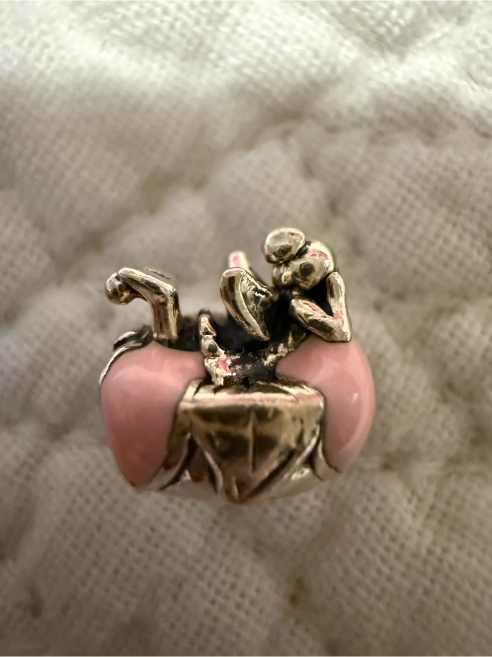 Chamilia Disney Pink Tinkerbell Charm Pendant
